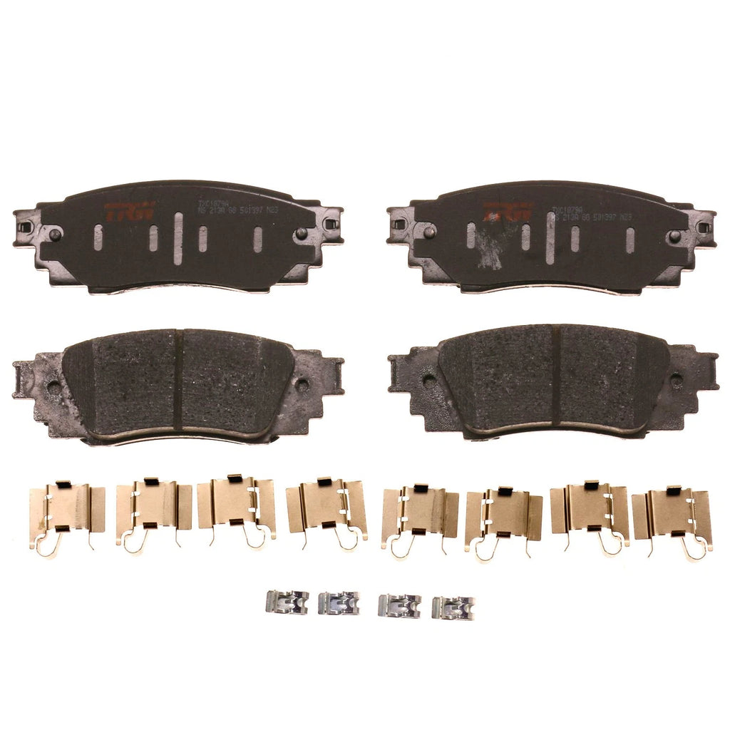 Set of 4 Disc Brake Pads for Toyota Camry (2018–2025)