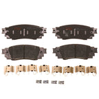 Set of 4 Disc Brake Pads for Toyota Camry (2018–2025)