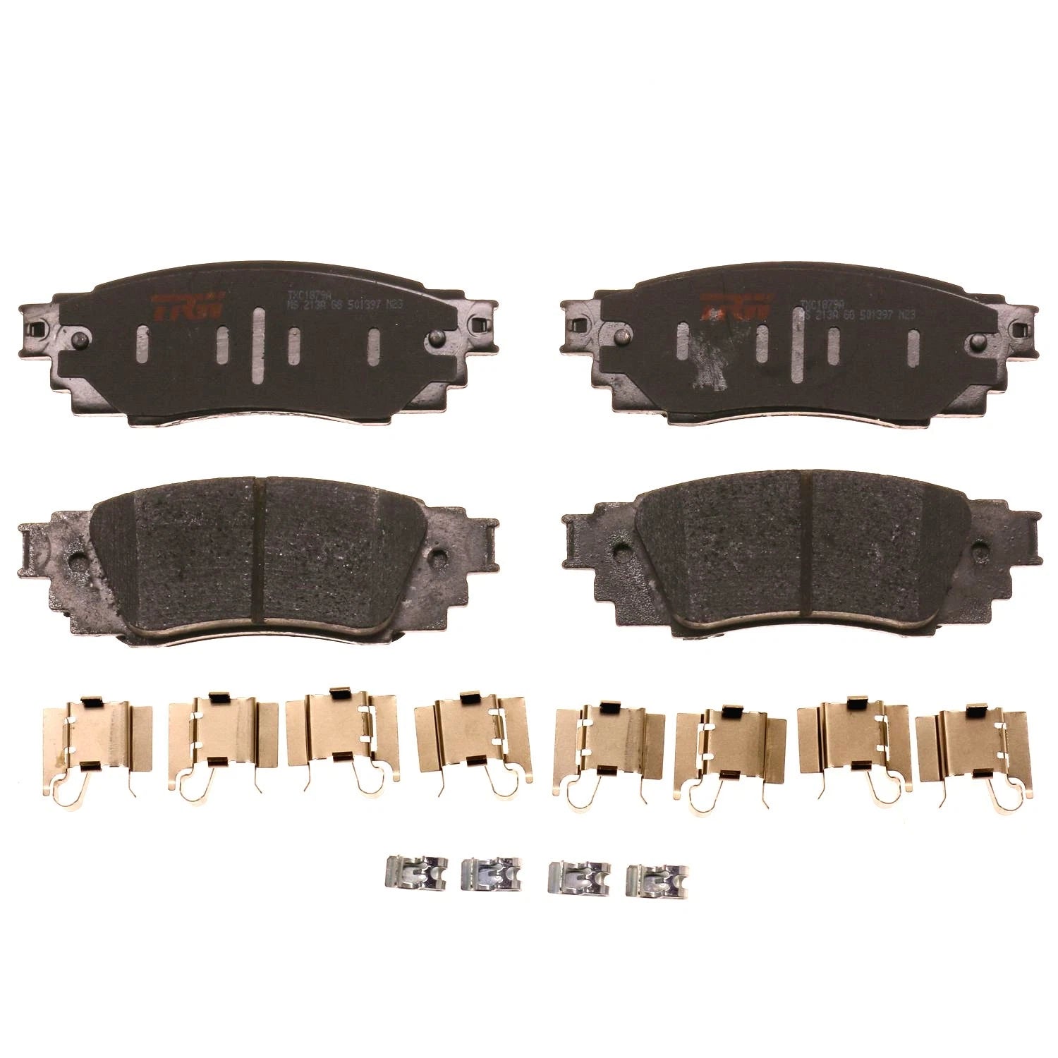 Set of 4 Disc Brake Pads for Toyota Camry (2018–2025)