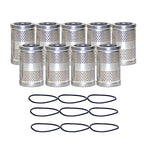 Set of 9 Engine Oil Filters for Chevrolet GMC Iso Studebaker (StdAsp)