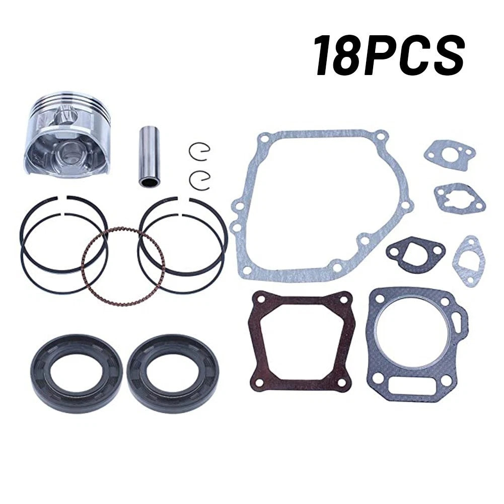 18pcs gasket oil seal piston accessories for lawn mower