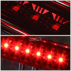 LED Rear Third Brake Light for Jeep Wrangler (2007–2017) Red Housing