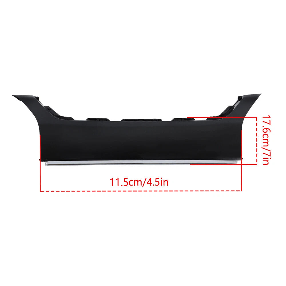 Front Bumper Trim for Nissan Murano (2019â2024) Black Plastic