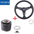 14" Racing Steering Wheel with Hub Adapter for Ford Mustang (1984–2004)