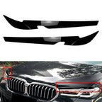 Glossy Black Headlight Eyebrow Covers for BMW 5 Series G30 G31 M5 F90 (21-23)