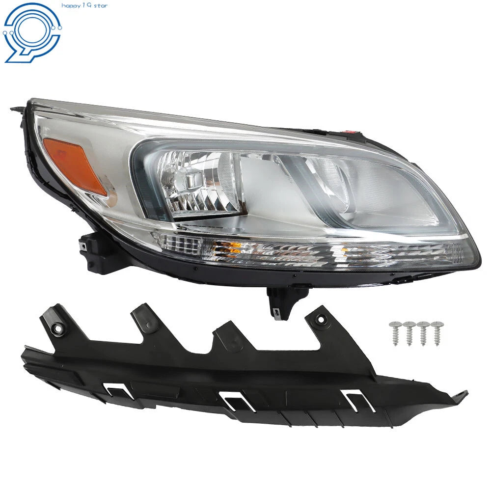 Set of 2 Headlight Lenses for Chevrolet Malibu (2013–2016)