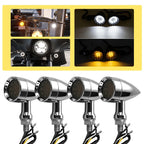 4X LED Turn Signal Blinker Light for Honda Shadow Aero 1100 (VT1100C3)