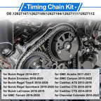 Timing Chain Kit No. 12627107 for Buick Regal, LaCrosse 