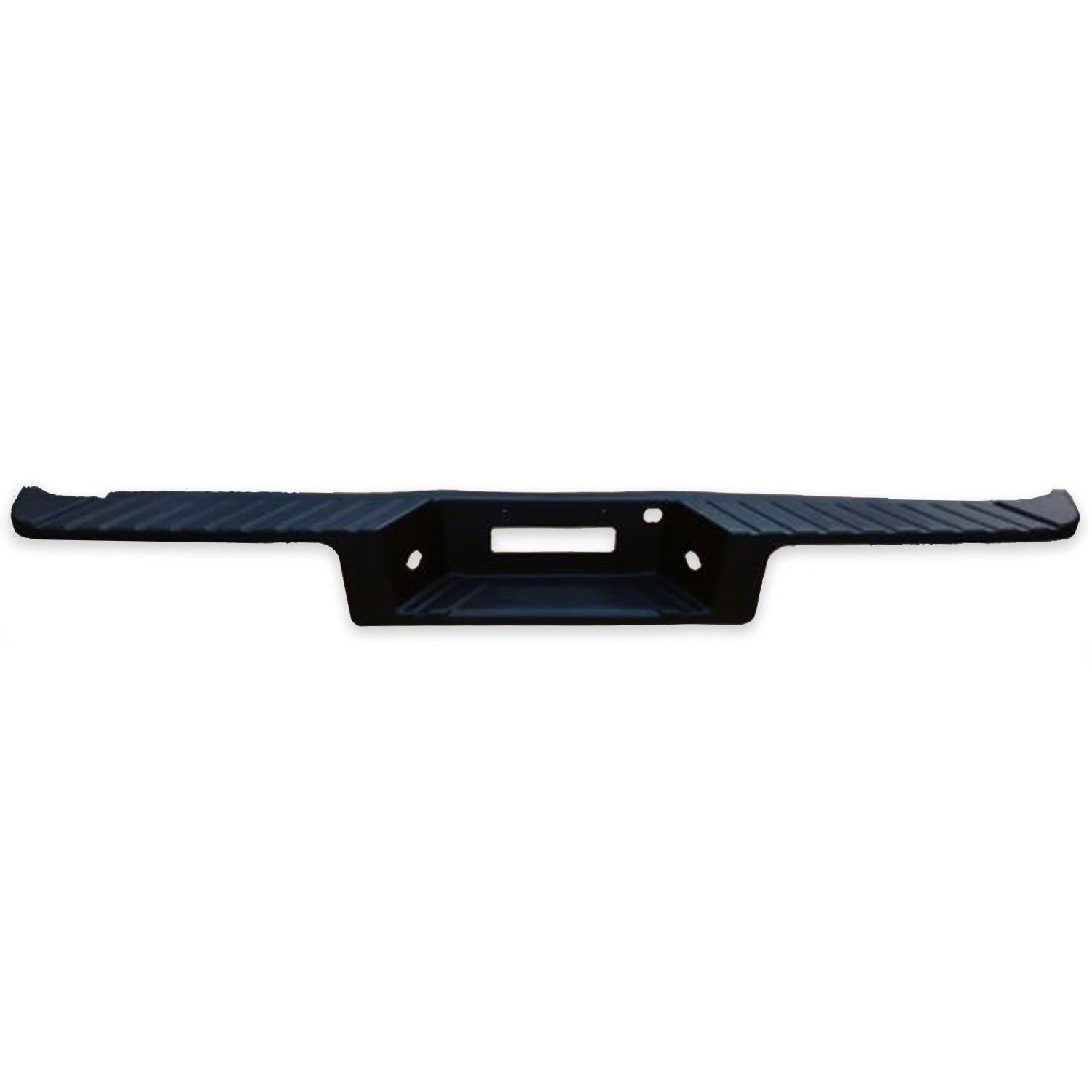 Replacement Black Plastic Rear Bumper Step Pad w/o Park Assist Sensor Holes
