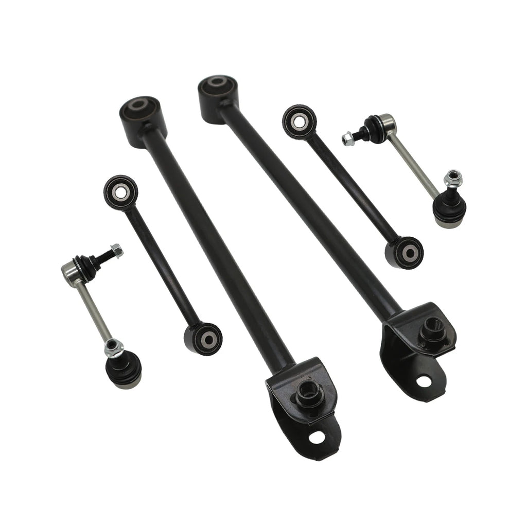 Set of 4 Rear Upper & Lower Control Arms Sway Bars for Honda Accord Acura TL TSX (2009–2017)