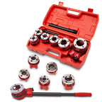 Ratchet Pipe Threader Kit for (1/4'' - 3/4'', 6 Dies)