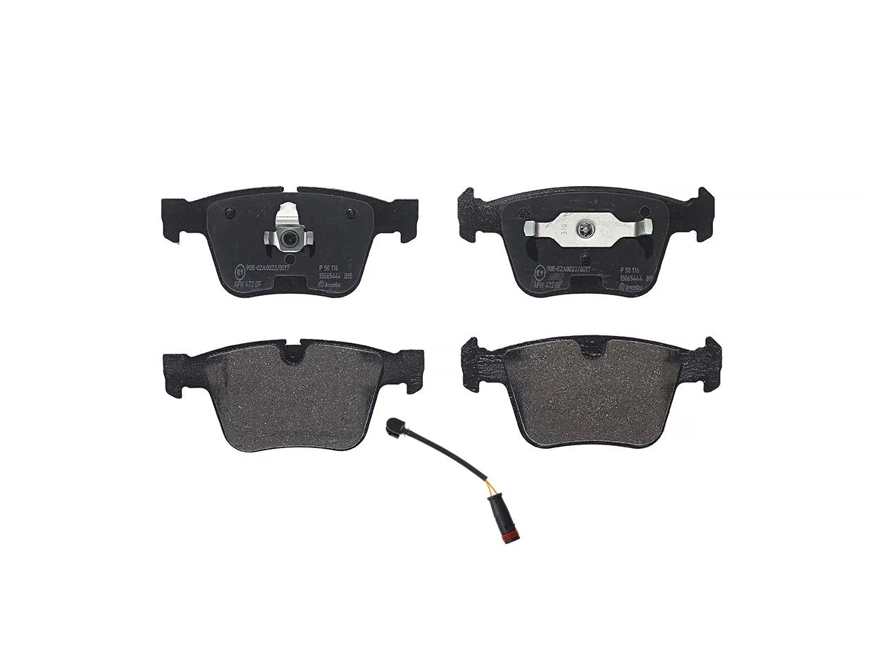 Set of 4 Rear Brake Pads & Sensor for Mercedes C216 R231 SL & CL-Class