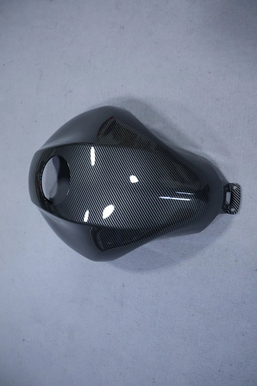 Carbon Fiber Gas Fuel Tank Cover for Kawasaki Ninja 650R (2009–2011)