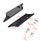 Black Billet Saddlebag Latch Cover for Harley Touring (1993–2004, 2013)
