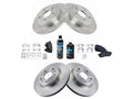 Front and Rear Brake Pad and Rotor Kit for Suzuki SX4 (2007–2013) FF833XQ