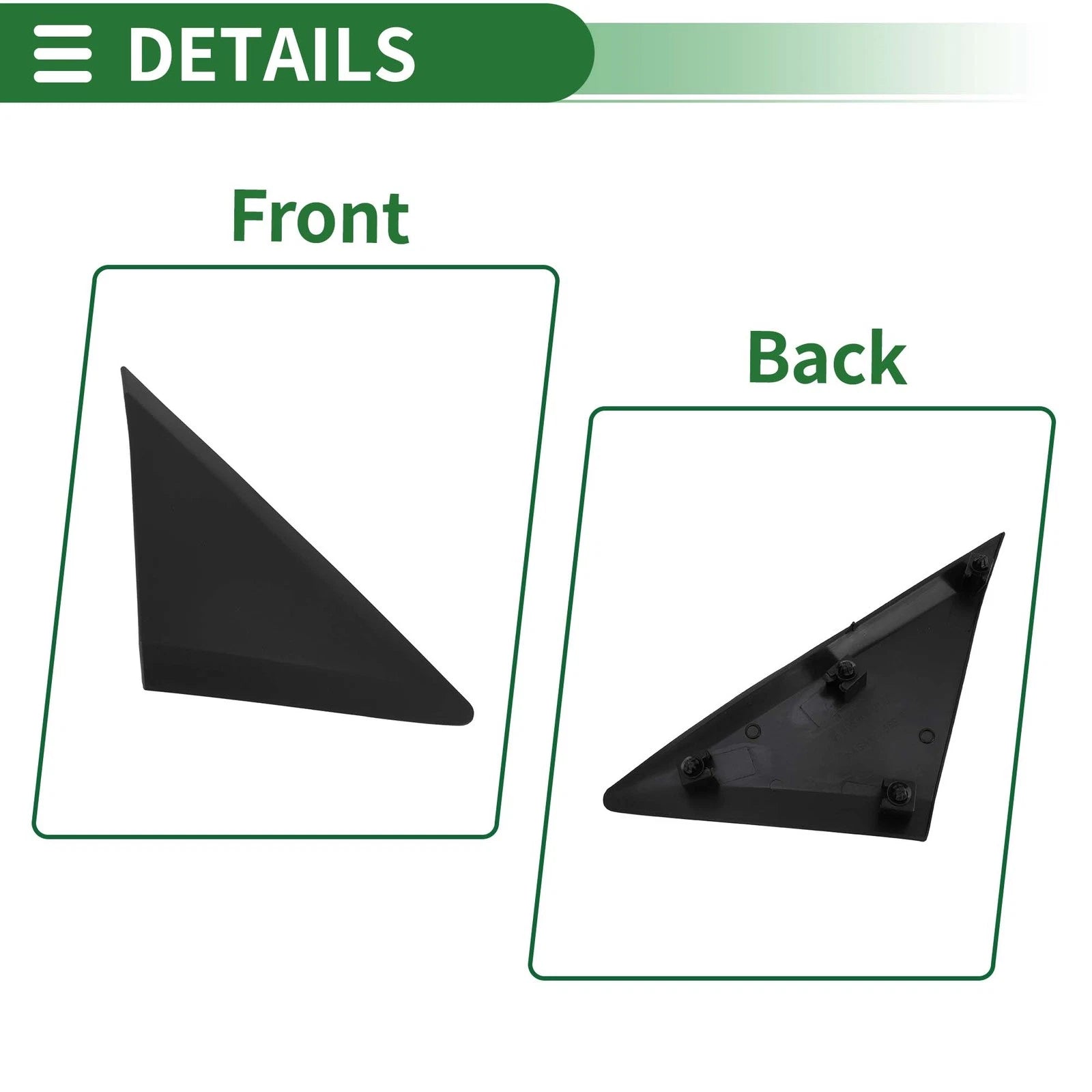 Front Right Pillar Corner Triangle Trim for Mercedes-Benz Sprinter (2007–2018) No. 9068110107