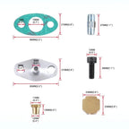 Oil Feed Return Line Drain Hose Kit for T3 T4 T60 T70 Turbo