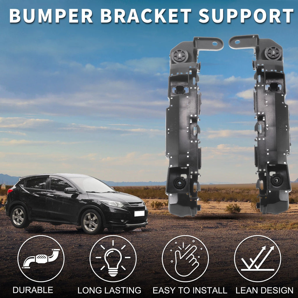 1 Pair Front Bumper Retainer Bracket No. 71198T7A000/71193T7A000 for Honda HR-V (2016–2021)