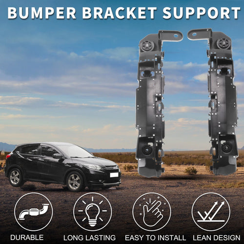 1 Pair Front Bumper Retainer Bracket No. 71198T7A000/71193T7A000 for Honda HR-V (2016–2021)