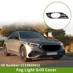 Front Left Fog Light Grill for Mercedes Benz E-Class (2003–2009) No. 2118850922 Black