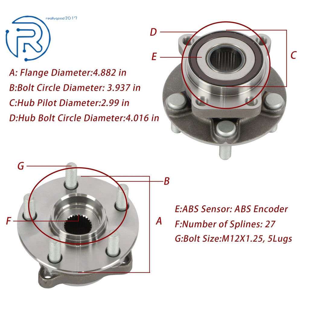 Wheel Hub Bearing Assembly for Subaru Outback (2005-2014)