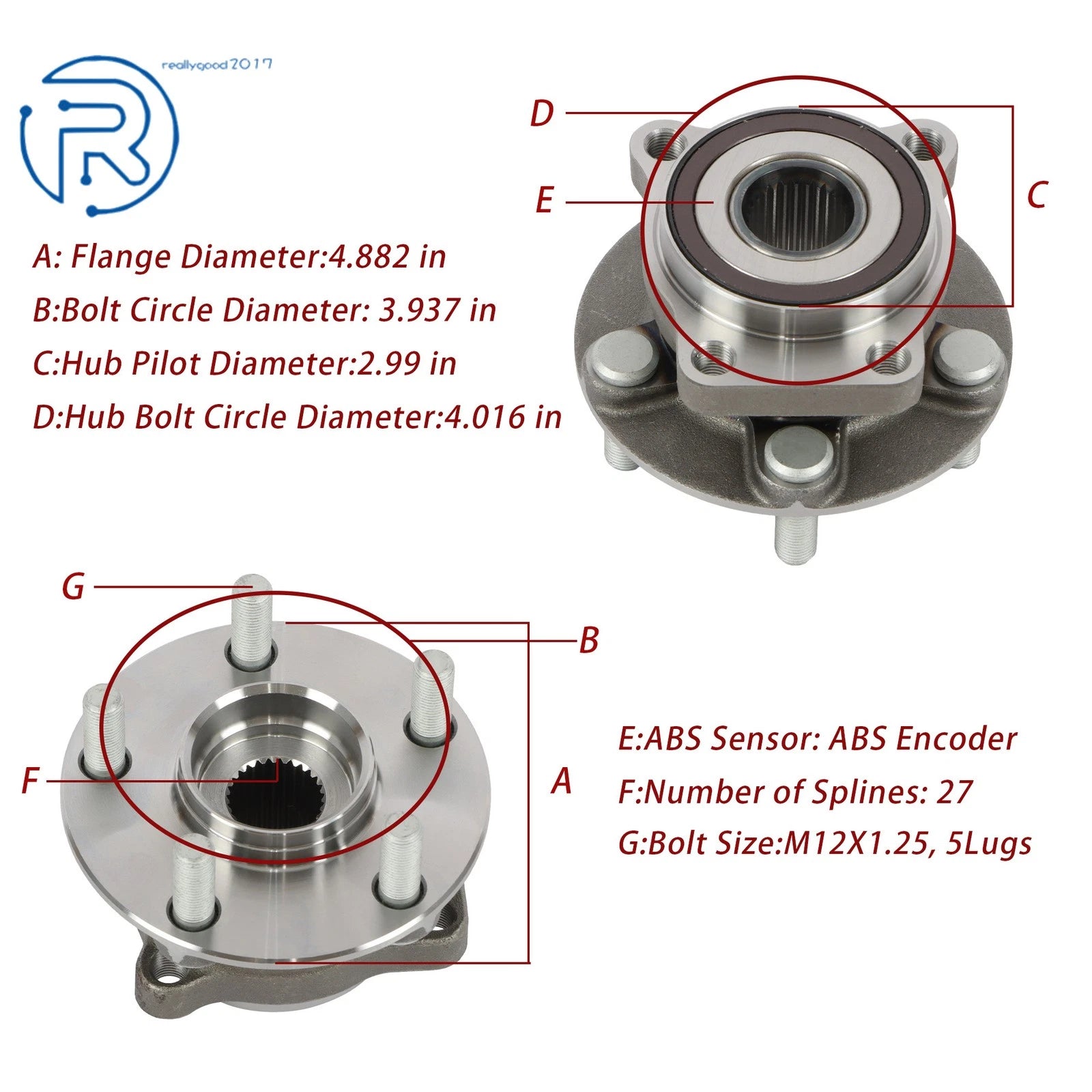 Wheel Hub Bearing Assembly for Subaru Outback (2005-2014)