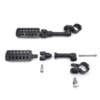 CNC Foot Pegs for Harley Road Glide (4.5" Long, Clamp 1.25")