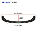 Carbon Fiber Front Bumper Lip Kit for Honda Civic Sedan Hatchback (2009–2024)
