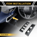 Set of 2 Carbon Fiber Pattern Front Door Window Switch Panels for Toyota Tacoma (2016–2023)