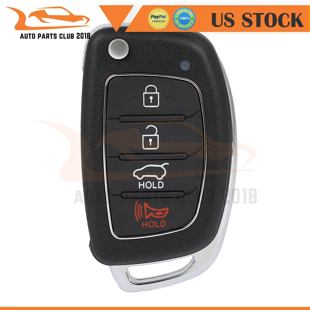 Key Entry Remote Fob for Hyundai Tucson (2015–2019) 4 Buttons