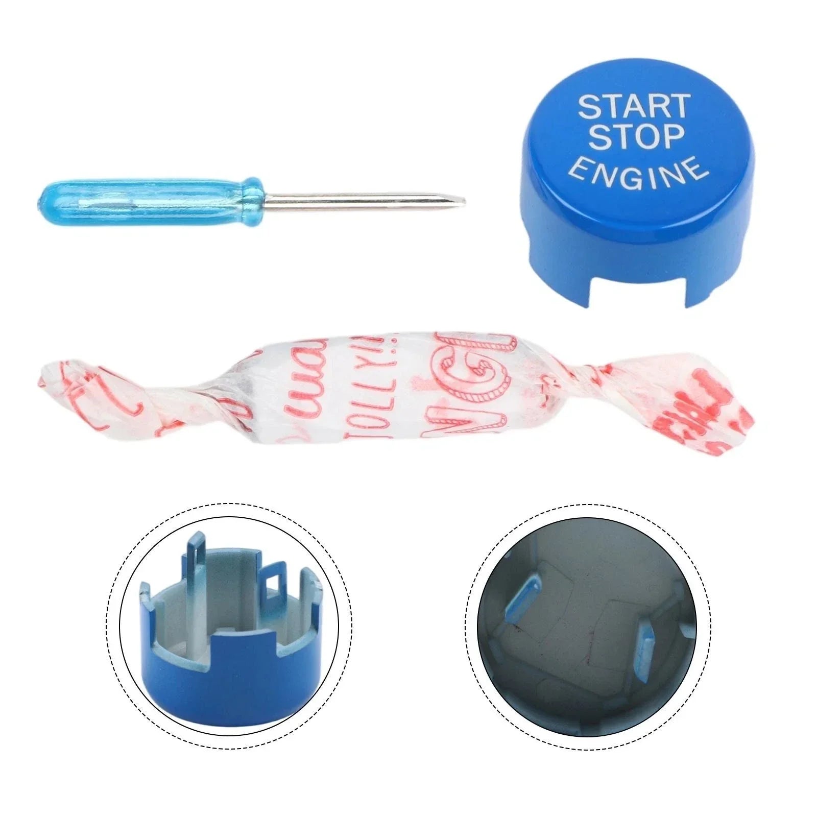 Start Stop Button Cover Trim for BMW 1/2/3/5 Series (2011–2019)