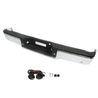 Rear Chrome Step Bumper for Ford F150 (2004–2006) with Sensor Holes