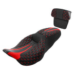 Driver Passenger Seat with Backrest for Harley Electra Road Glide (2014–2023)