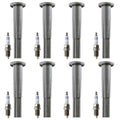 Set of 8 Double Iridium Spark Plugs & Ignition Coil Boot Kit for LS400 (1990–2000)