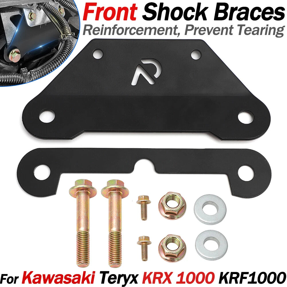 Front Shock Mount Braces Plate Kit for Kawasaki KRX 1000 (2019–2023)