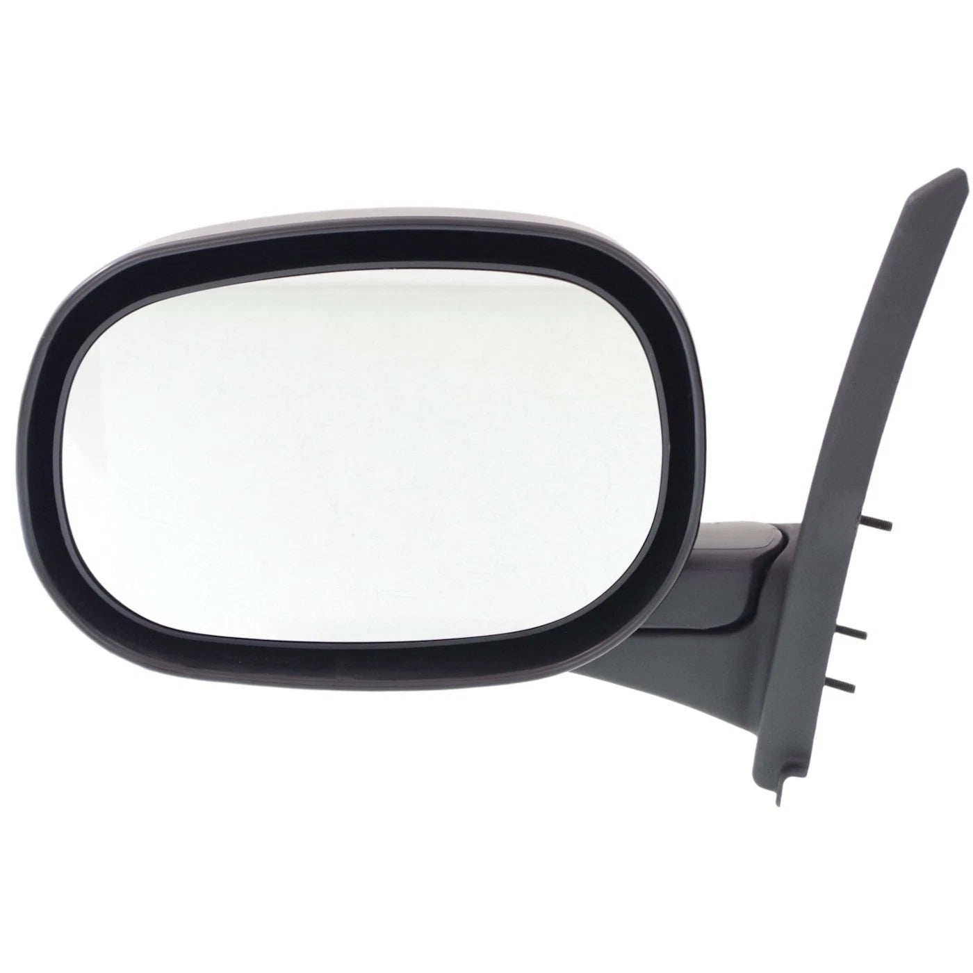 Set of 2 Manual Mirrors for Dodge Ram 1500 Van (1999–2003) Black Folding