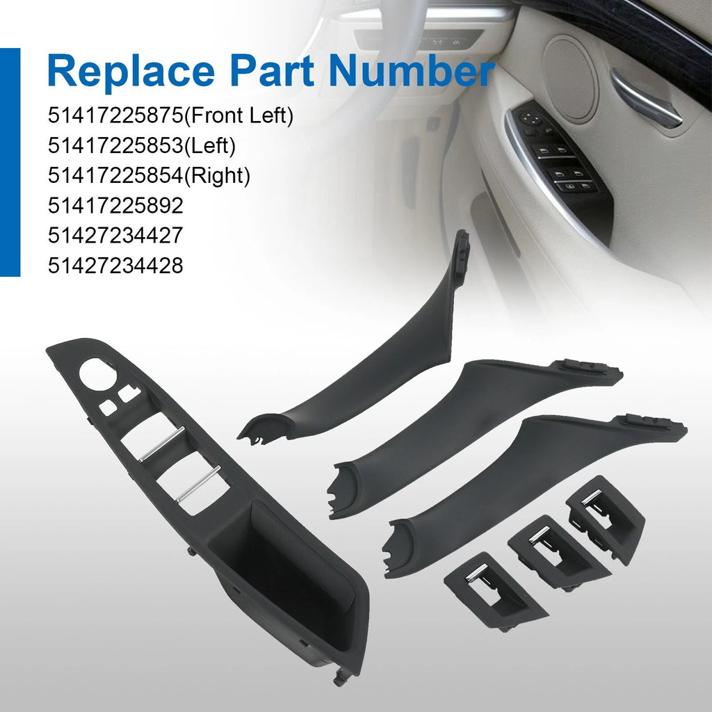 Door Switch Panel Handle Trim for BMW 535i 520i 523i 528i (2010–2016)