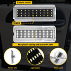 2X Courtesy Door Reflectors for Ford F250 F350 F450 F550 (1999–2007)