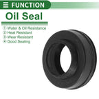 Set of 5 Oil Seal Ring NBR Rubber 6x10x3mm for Universal Applications