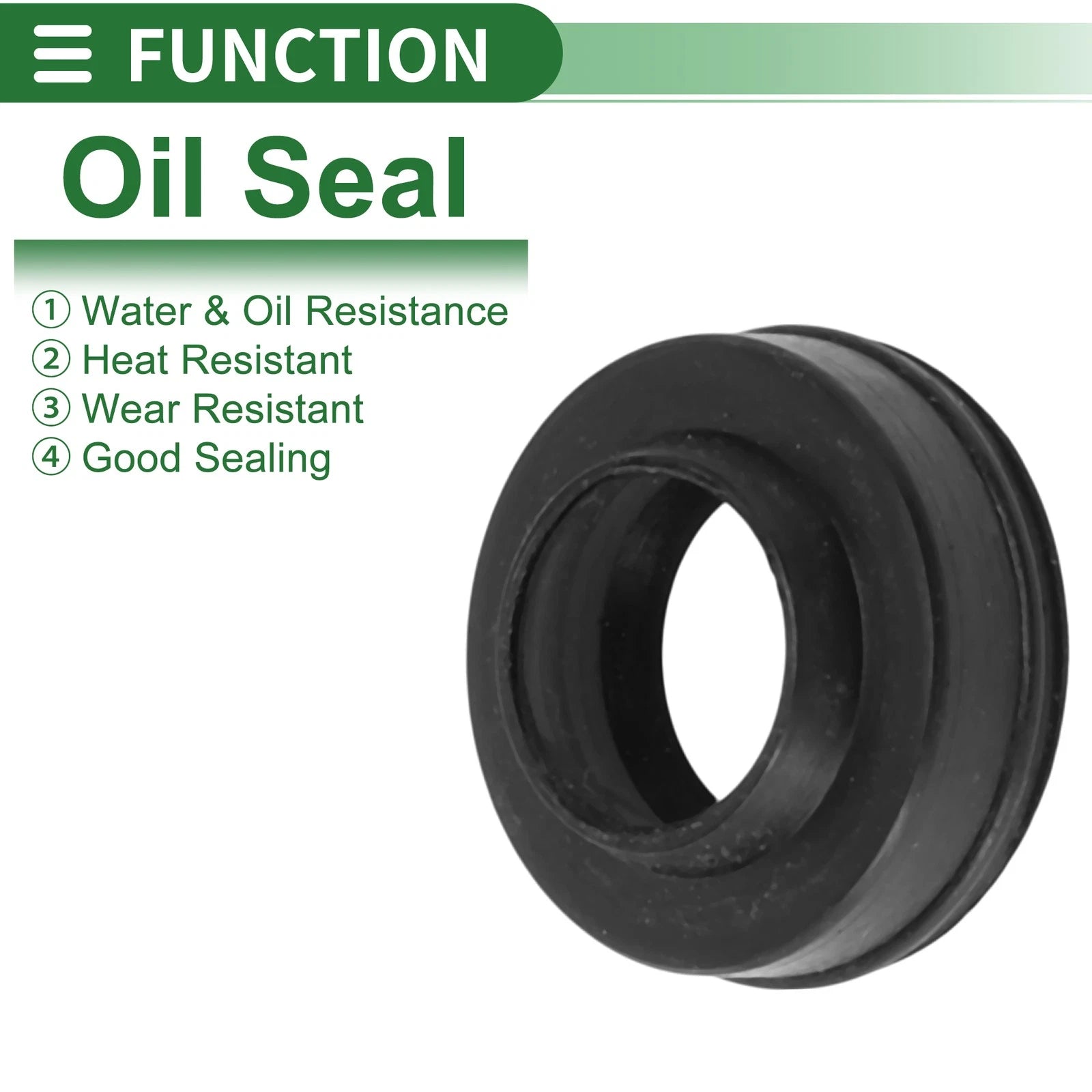 Set of 5 Oil Seal Ring NBR Rubber 6x10x3mm for Universal Applications