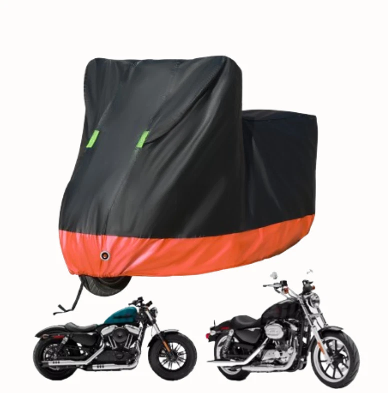 XXL Waterproof Motorcycle Cover for Bike Scooter (Outdoor Rain Dust Sun UV)