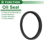 Set of 5 Oil Seal Rotary Shaft Seal NBR Rubber 75x85x6mm