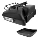 Matte Black Chopped Trunk Backrest Luggage Rack for Harley Road Glide (2014–2026)