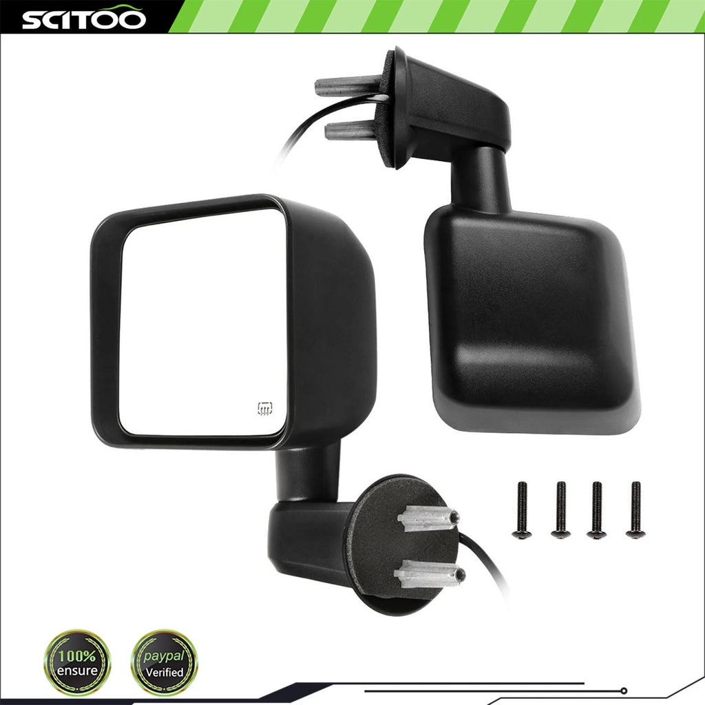 Power Heated Exterior Mirrors for Jeep Wrangler (2007–2017) - Left + Right