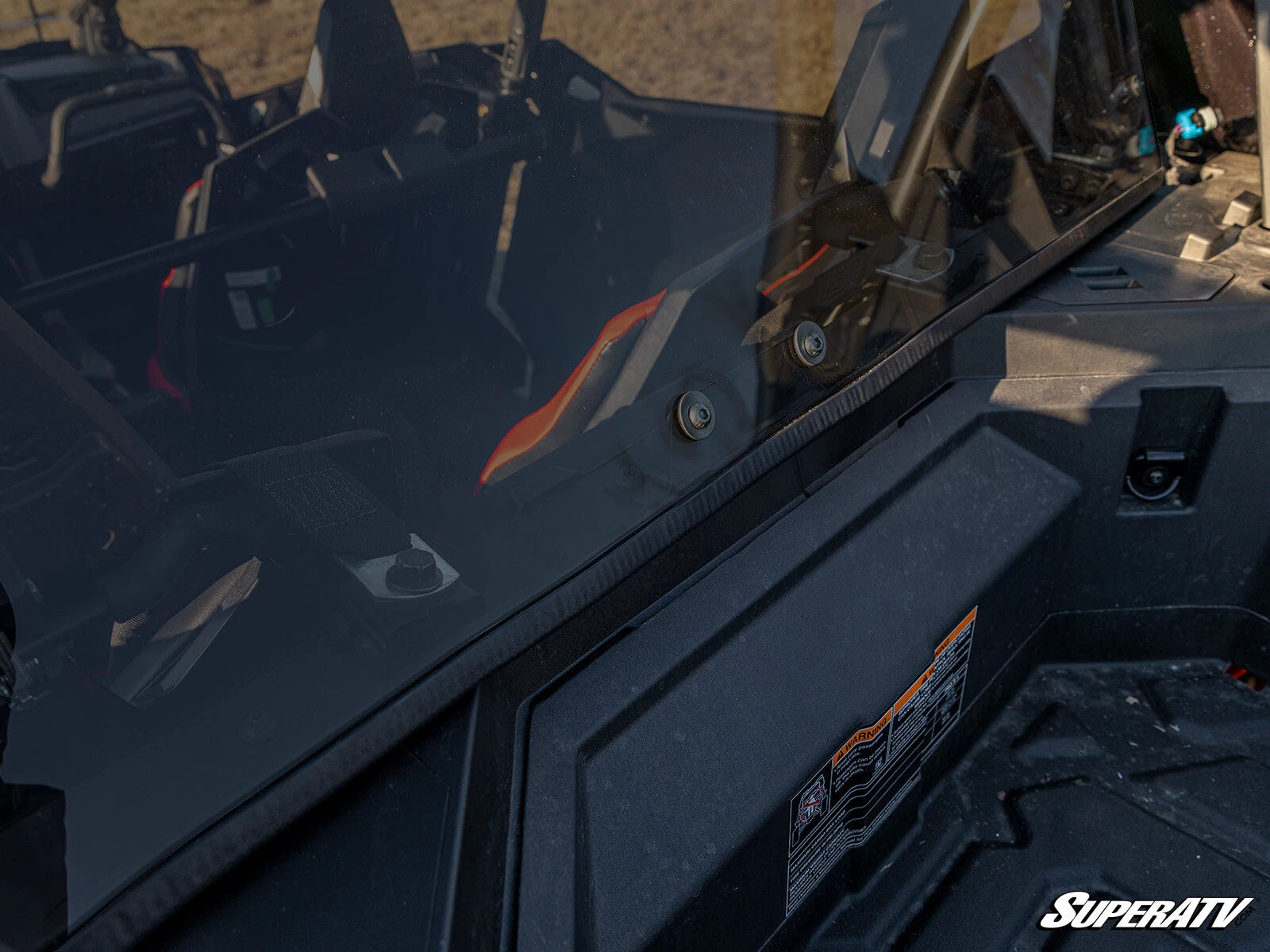 Light Tint Polycarbonate Rear Windshield for Polaris RZR PRO R (2020–2023)
