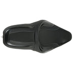 Black Driver Passenger Seat for Harley Electra Road Street Glide (2009-2023)