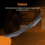 Rear Trunk Lip Spoiler Wing for Infiniti Q50 (2014–2024) PSM Style Carbon Fiber
