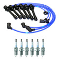 NGK 7mm Wire Set for Hyundai Santa Fe, Kia Optima, Sonata, Tiburon V6 (2001–2006)