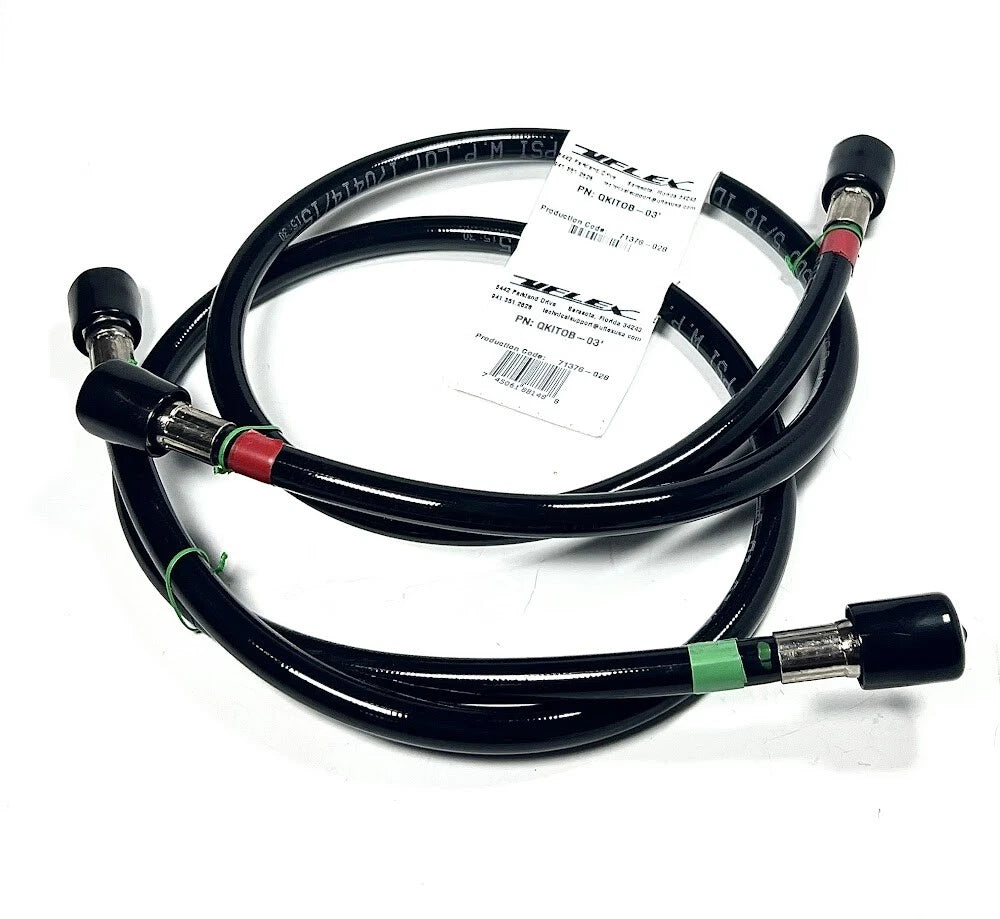 Hydraulic Hose Kit 2X 3FT for Uflex (UFLEX KITOB-03)