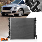 Aluminum 2-Row Radiator DPI-13598 for Chevy Camaro/Cadillac ATS (2016–2021)